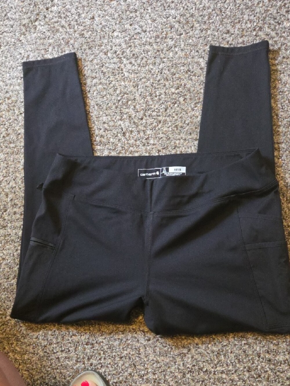 Carhartt Black Fitted Active Leggings - Picture 5 of 5